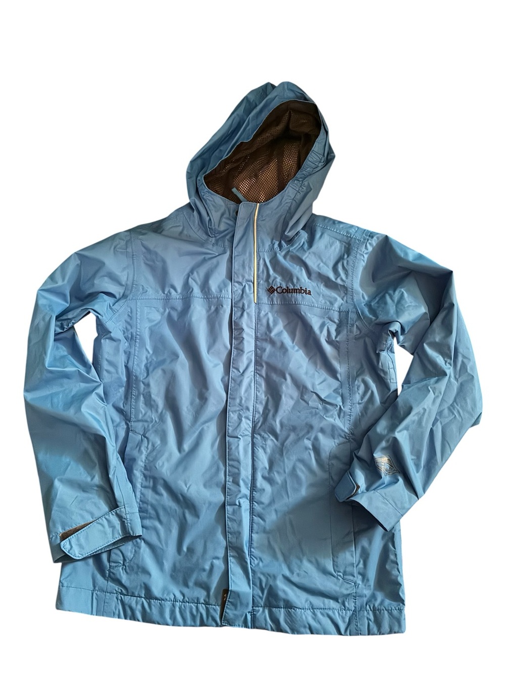 Columbia Navy and Bright Blue Outdoor Jacket with Hood